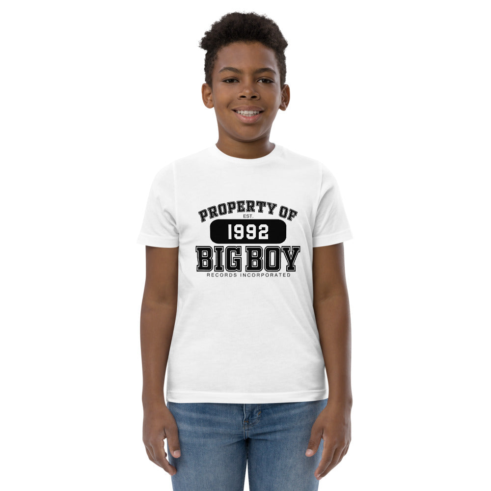 Youth 'Property Of Big Boy Records' jersey t-shirt